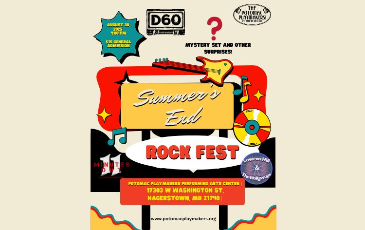 Summer’s End Rock Fest  August 30 4PM